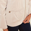 Coupe-vent court zippé sable femme