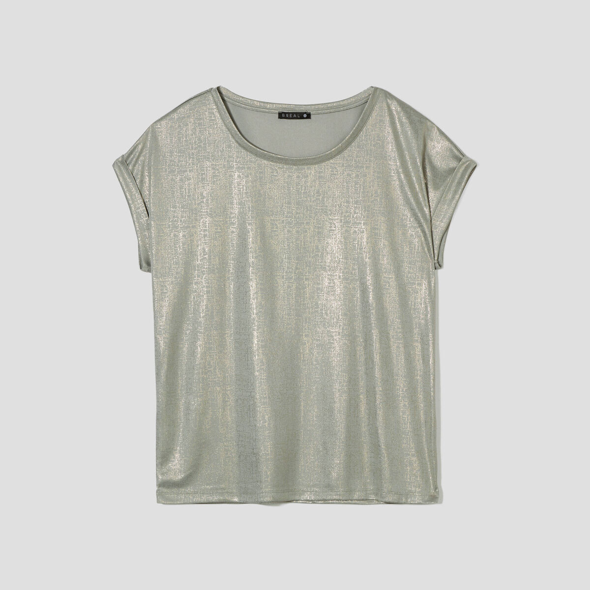 T-shirt manches courtes vert clair femme
