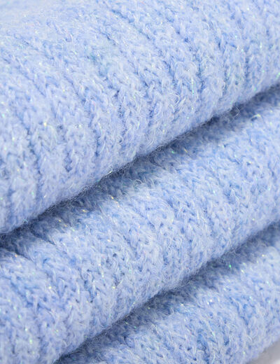 &Eacute;charpe denim snow gris femme