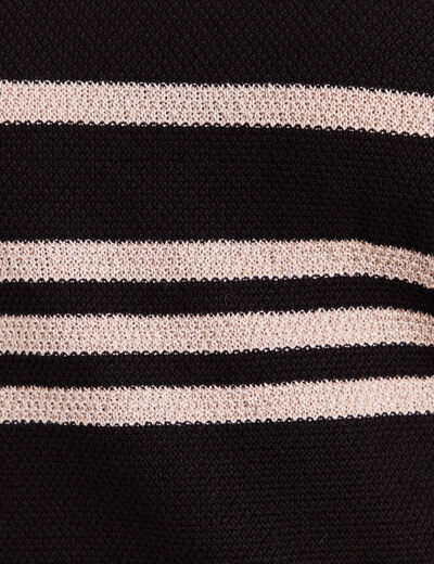 Pull noir femme