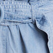 Combishort ceinturée denim double stone femme