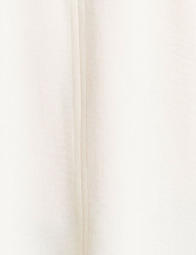 Blouse manches 3/4 ecru femme
