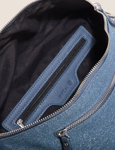 Sac banane en jean denim stone femme
