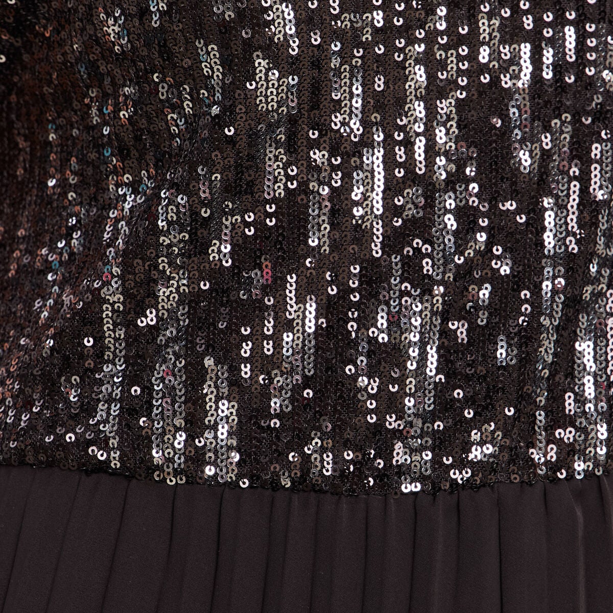 Robe midi &eacute;vas&eacute;e gris fonc&eacute; femme