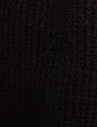 Gilet sans manches &agrave; capuche noir femme