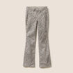 Pantalon bootcut réversible vert olive femme