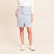 Jupe taille haute bleu femme