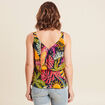 Débardeur ample sans manches multicolore femme