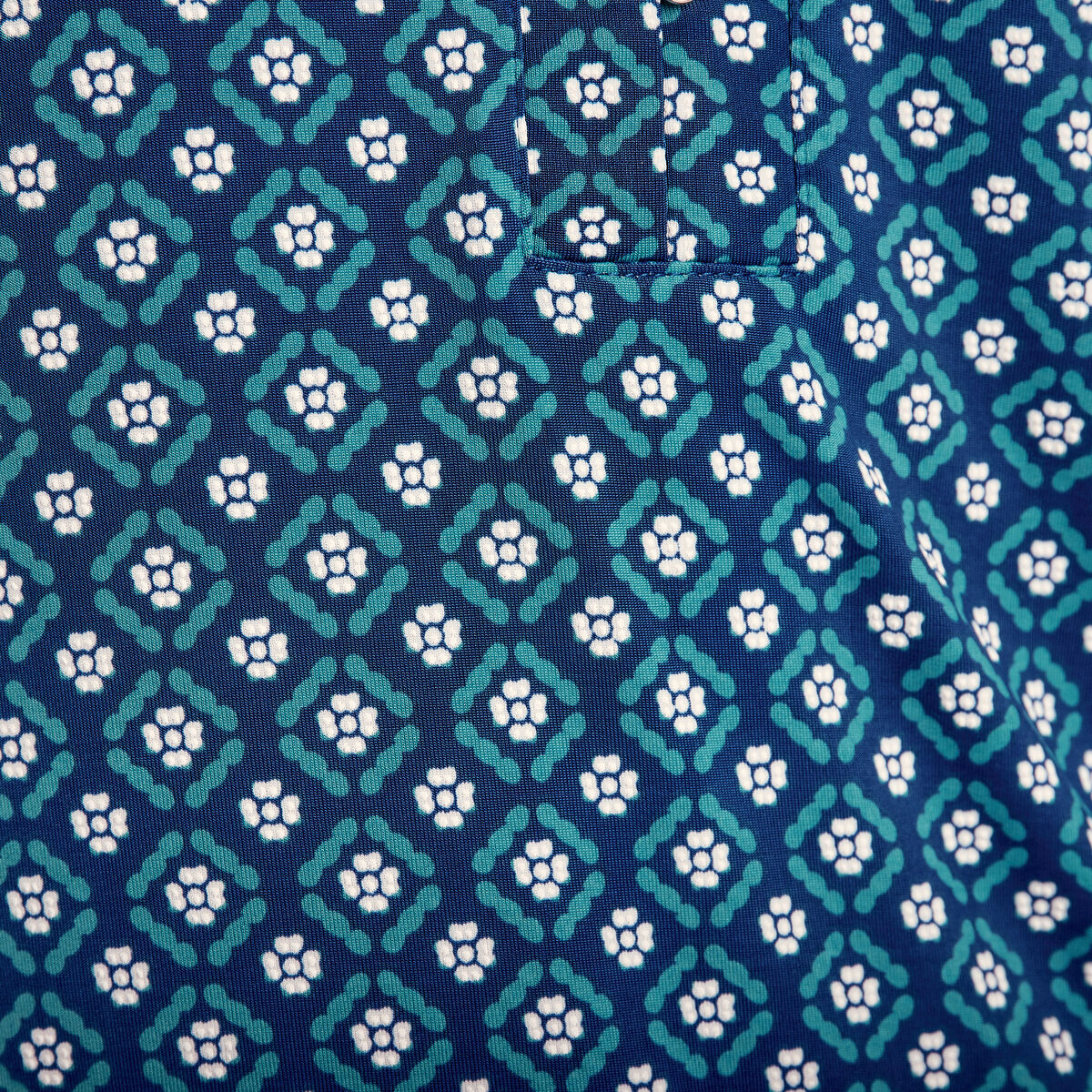 T-shirt manches 3/4 bleu foncé femme