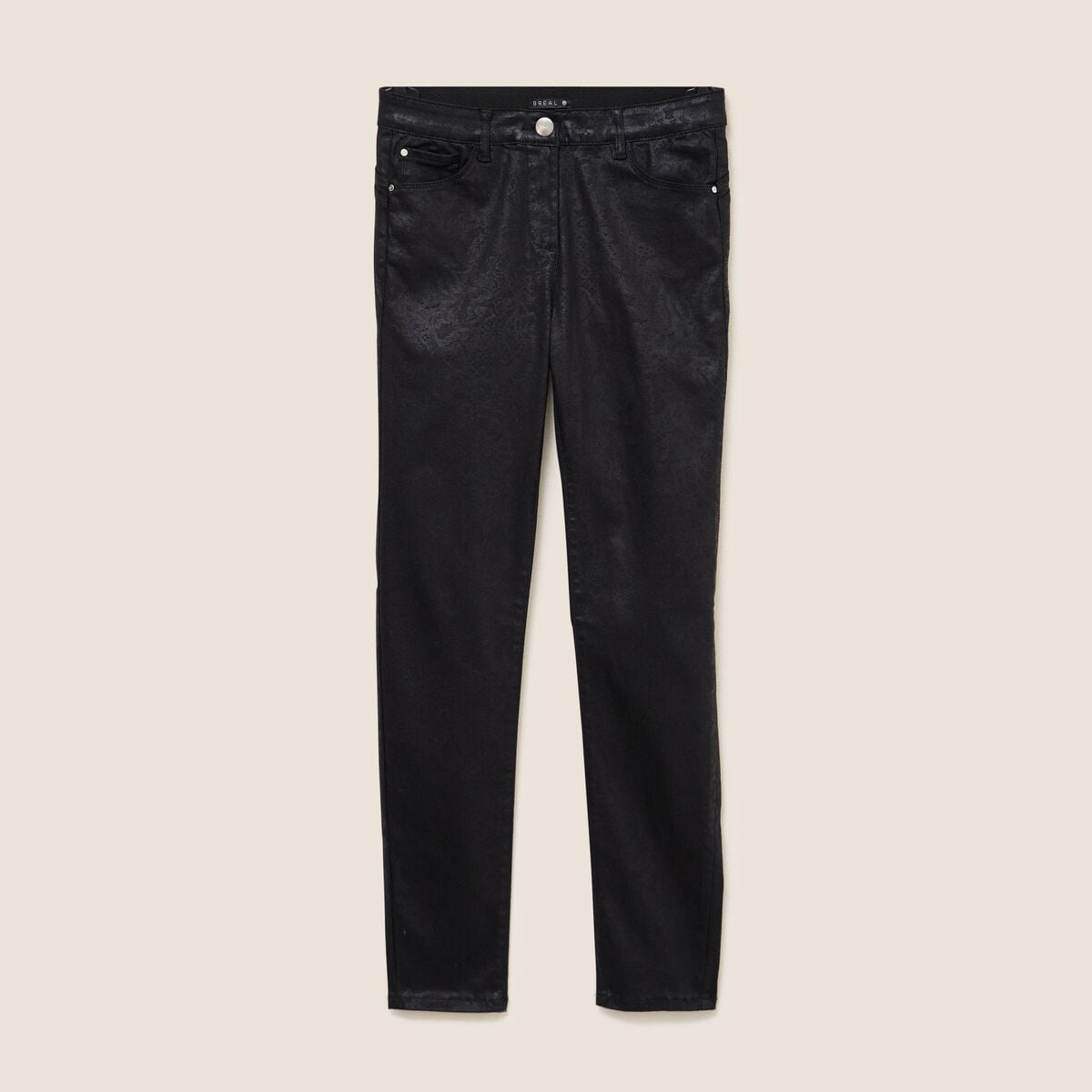 Pantalon magique L'Unique coupe ajust&eacute;e noir femme