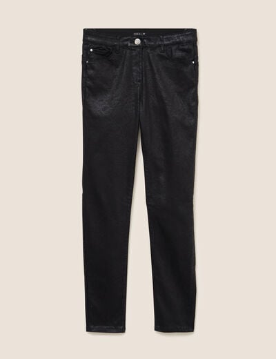Pantalon magique L'Unique coupe ajust&eacute;e noir femme