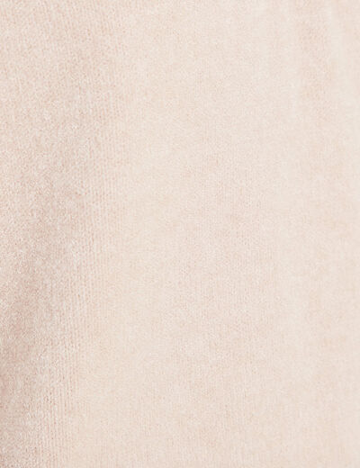 Pull sans manches creme femme