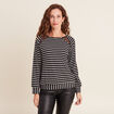 T-shirt manches longues noir femme