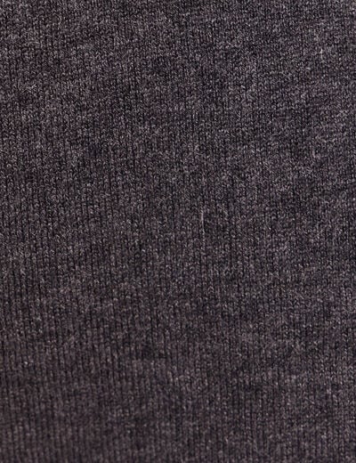 Gilet 2 en 1 col rond gris clair femme