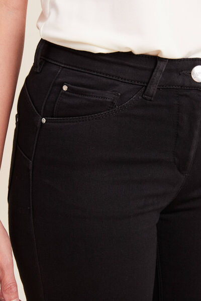 Pantalon chaud magique noir femme
