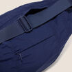 Parka ample doubl&eacute;e avec capuche bleu marine femme