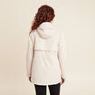 Parka à capuche sable femme