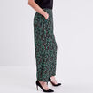 Pantalon flou vert pastel femme