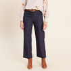 Jean cargo taille haute denim brut femme