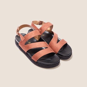 sandales plates marron fonce femme Sandales plates marron foncé femme