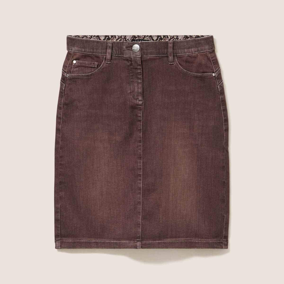 Jupe magique l'unique marron clair femme