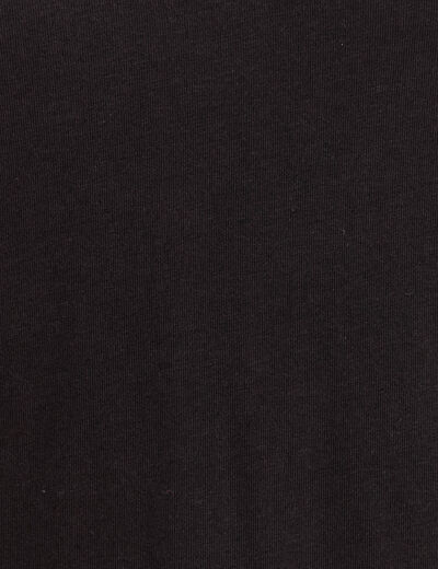 T-shirt manches courtes noir femme