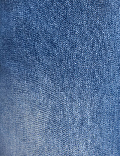 Jean large avec cordon denim double stone femme
