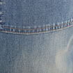 Jupe longue droite en jean denim double stone femme