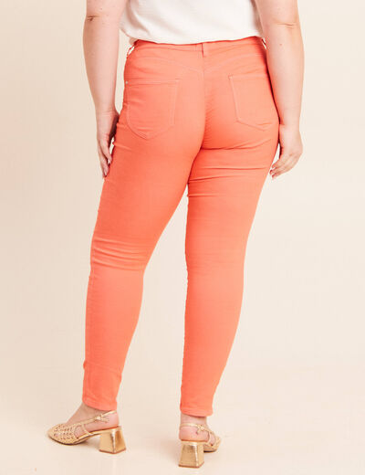 Pantalon magique Le L&eacute;ger coupe ajust&eacute;e orange fluo femme