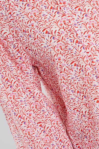Blouse manches 3/4 ecru femme