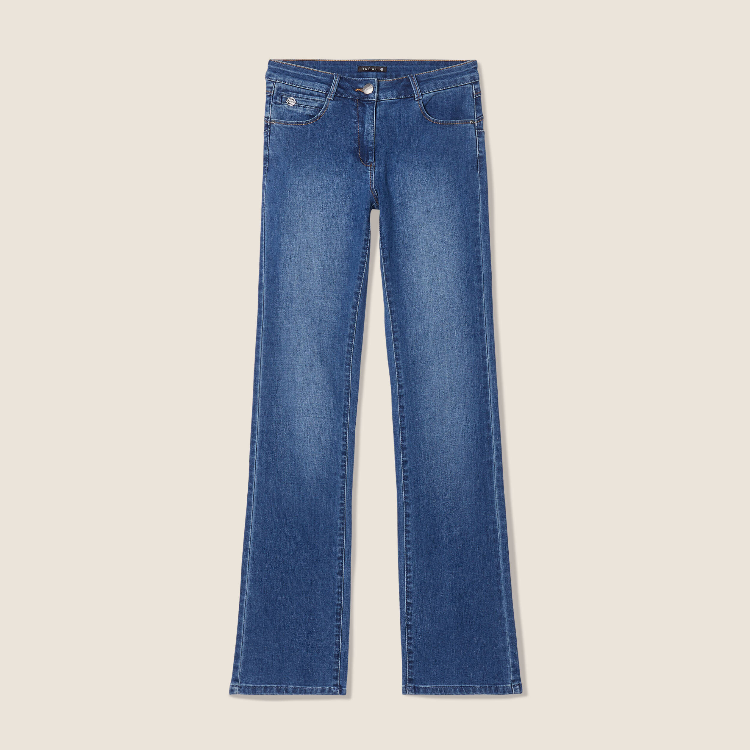 Jean taille top basse bootcut