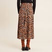 Jupe longue évasée noir femme