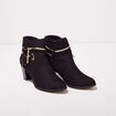 Bottines à talons noir femme