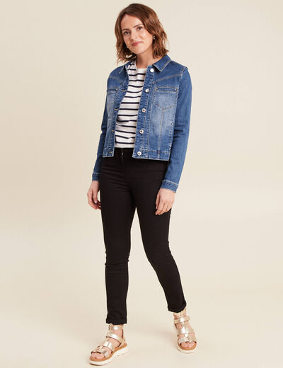 T-shirt manches courtes blanc femme
