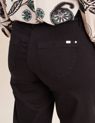 Pantalon magique coupe barrel l'Unique noir femme