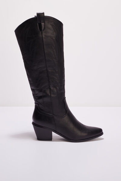 Bottes noires noir femme