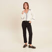 T-shirt manches longues ecru femme