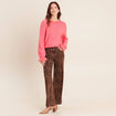 Pantalon Magique L'Enfilable marron femme