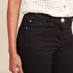 Jean magique ajusté taille standard noir femme