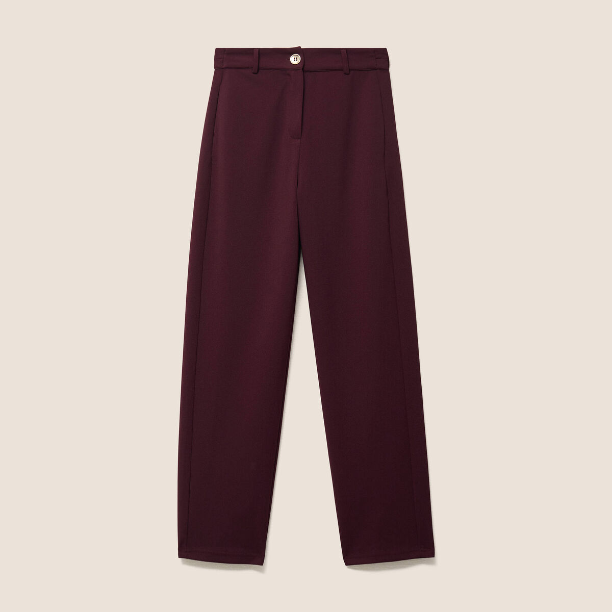 Pantalon bordeaux femme