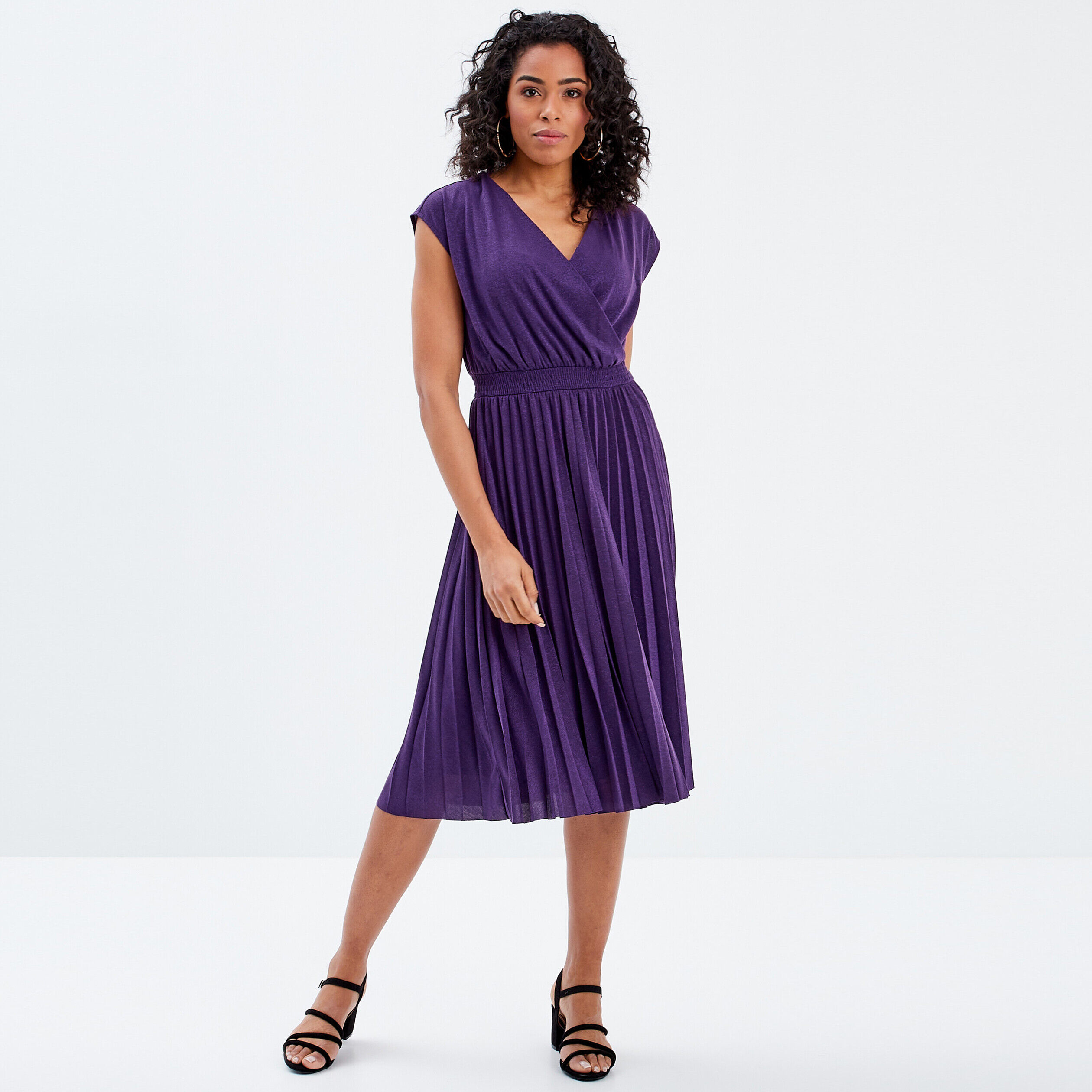 Robe violet foncé sale