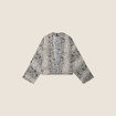 Veste esprit kimono ivoire femme