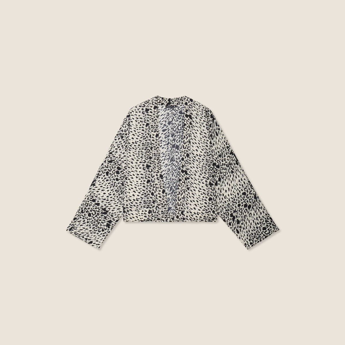 Veste esprit kimono ivoire femme