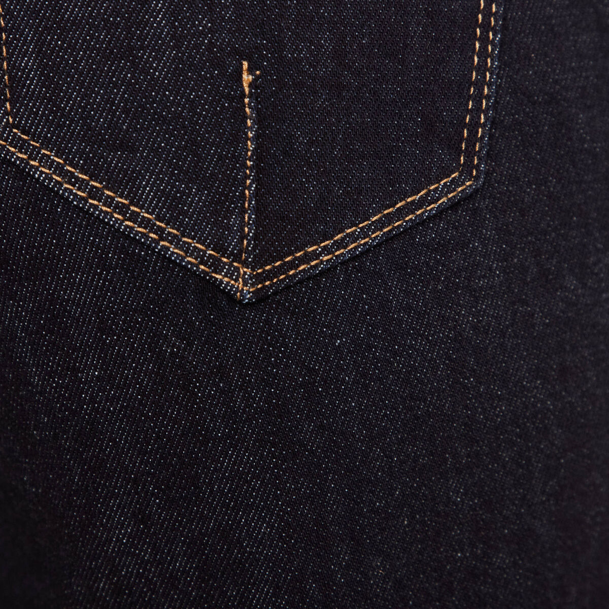 Jean large &agrave; pont denim brut femme