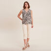 Blouse sans manches noir femme