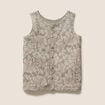 T-shirt r&eacute;versible sans manches gris femme