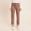 Jean standard marron clair femme