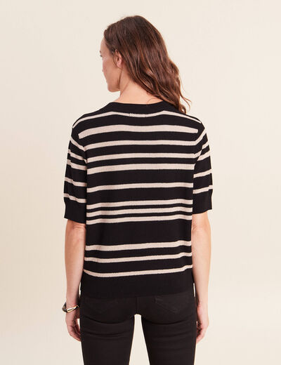 Pull noir femme