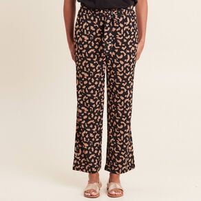 pantalon ample taille haute noir femme Pantalon ample taille haute noir femme