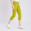 Pantacourt magique Le L&eacute;ger coupe droite vert olive femme